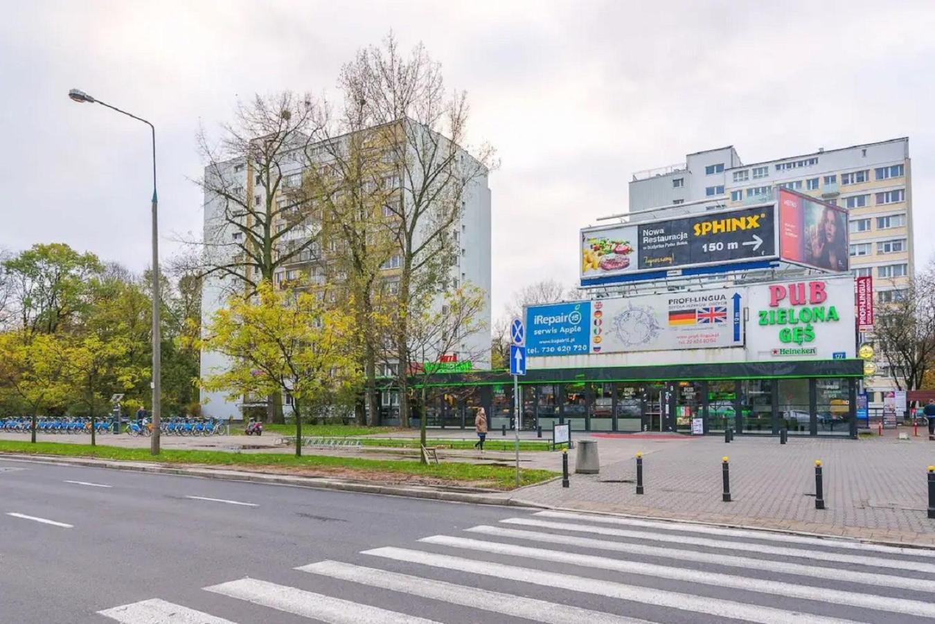 Studio Bruna Metro Pole Mokotowskie By Noclegi Renters Варшава Екстериор снимка